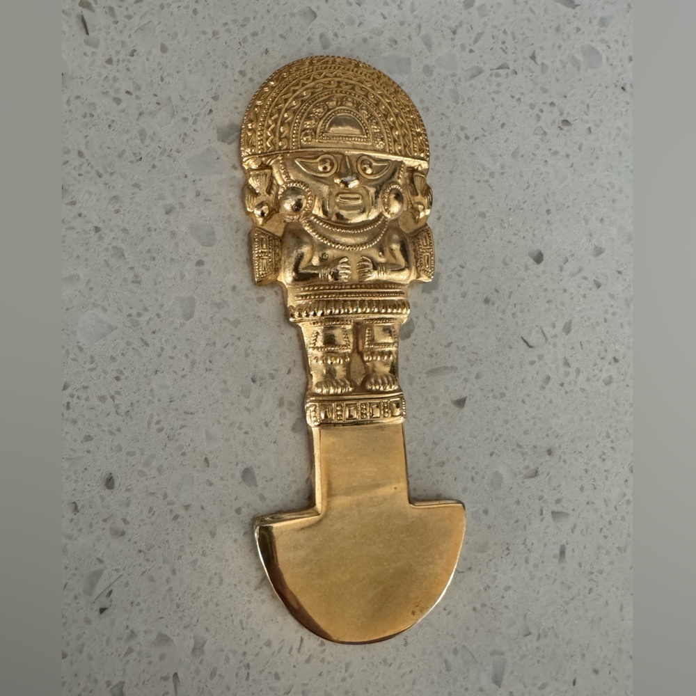 Gold Plated Tumi Peru Worlds Fair 1982